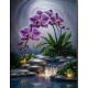 Алмазна мозаїка Орхідея Дзен 40*50см S40117