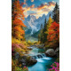 Алмазна мозаїка Гірський потік 40*50см S40122