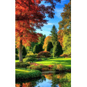 Алмазна мозаїка Осінній сад 40*50см S40123