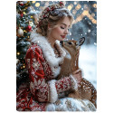Алмазна мозаїка Різдвяна Муза 30*40см S20354