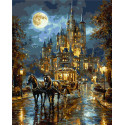 Картина за номерами Шлях до чарівного палацу з фарбами металік. Пейзаж 40*50 см LW 3026-01