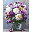 Картина за номерами  Букет півоній у вазі 40*50 см LW 3167-01