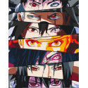 Картина за номерами Аніме, Наруто сила очей 40*50 см LW 3272