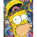 Картина за номерами Герої кіно. Сімпсони. Гомер 40*50 см LW 3317
