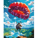 Картина за номерами  На парашуті 40*50 см LW 3329