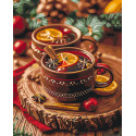 Картина за номерами Натюрморт. Новорічний глінтвейн 40*50 см LW 3414