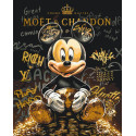 Картина за номерами Мікі Маус з фарбами металік 40*50 см LW 3493