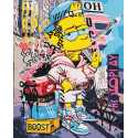 Картина за номерами Герої кіно. Ікона Стилю - Барт Сімпсон 40*50 см LW 3501