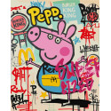 Картина за номерами Герої кіно. Свинка Пеппа арт 40*50 см  LW 3524