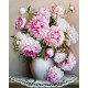 Картина за номерами Півонії у вазі LW 306 40*50 см