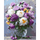 Картина за номерами  Букет півоній у вазі 40*50 см LW 3167-01