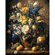 Картина за номерами Класичний букет з фарбами металік 40*50 см LW 3174-01