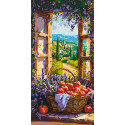 Картина за номерами  Фруктовий кошик 40*80 см LW 5133