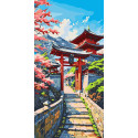 Картина за номерами  Японська весна 40*80 см LW 5148