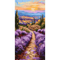 Картина за номерами Аромати Провансу 40*80 см LW 5151