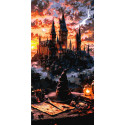 Картина за номерами  Атмосфера магії Хогвартс 40*80 см  LW 5172