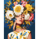 Картина за номерами  Дівчина у квітах гортензії 40*50 см LW 12710