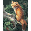 Картина за номерами Лисиця на полюванні LW 3009 40*50 см