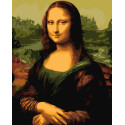 Картина за номерами Мона Ліза. Джоконда. Леонардо да Вінчі 40*50 см LW 30380