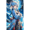 Картина за номерами Геншин Імпакт: Аяка  40*70 см LW 30400