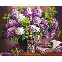 Картина за номерами Натюрморт-букет бузку LW 3075 40*50 см