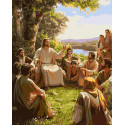 Картина за номерами Релігія. Ісус в оточенні учнів 40*50 см LW 31770