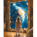 Картина за номерами Портал у космос. Люди. Тварини. Пейзаж 40*50 см LW 3306