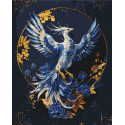Картина за номерами Фенікс з фарбами металік 40*50 см LW 3447
