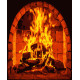 Картина за номерами Камін    40х50 см PN1455