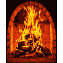 Картина за номерами Камін    40х50 см PN1455