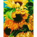 Картина за номерами Яскраві соняшники   40х50 см PN2012