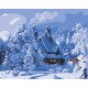 Картина за номерами Зимовий будиночок   40х50 см PN2727