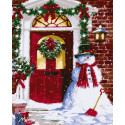 Картина за номерами Сніговик    40х50 см PN2730