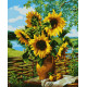 Картина за номерами Букет соняхів   40х50 см PN6407