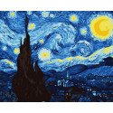 Картина за номерами Зоряна ніч Ван Гог 40х50 см PN7599