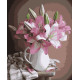 Картина за номерами Лілії у вазі  40х50 см PN7615