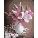 Картина за номерами Лілії у вазі  40х50 см PN7615