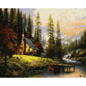 Картина за номерами Затишний будинок   40х50 см PN8201