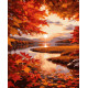 Картина за номерами Осінній світанок"   40х50 см PN6285