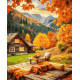 Картина за номерами Осінь за містом  40х50 см PN0133