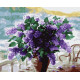 Картина за номерами Букет бузку   40х50 см PN9344