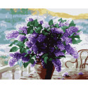 Картина за номерами Букет бузку   40х50 см PN9344