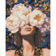 Алмазна мозаїка Дівчина у квітах 40*50 см OD 30350