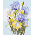 Алмазна мозаїка Букет ірисів 40*50 см OD 31600