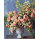 Алмазна мозаїка Півонії у вазі 40*50 см OD 3239