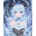 Алмазна мозаїка Аніме. Геншин імпакт Гань Юй 40*50 см OD 3278 dp-a