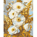 Алмазна мозаїка Благородні квіти 40*50 см OD 3336