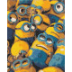 Алмазна мозаїка Герої кіно. Жовті міньони 40*50 см OD 3400
