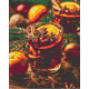 Алмазна мозаїка Новорічний напій глінтвейн 40*50 см OD 3415