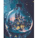 Алмазна мозаїка Новорічний палац. Зима 40*50 см  OD 3418